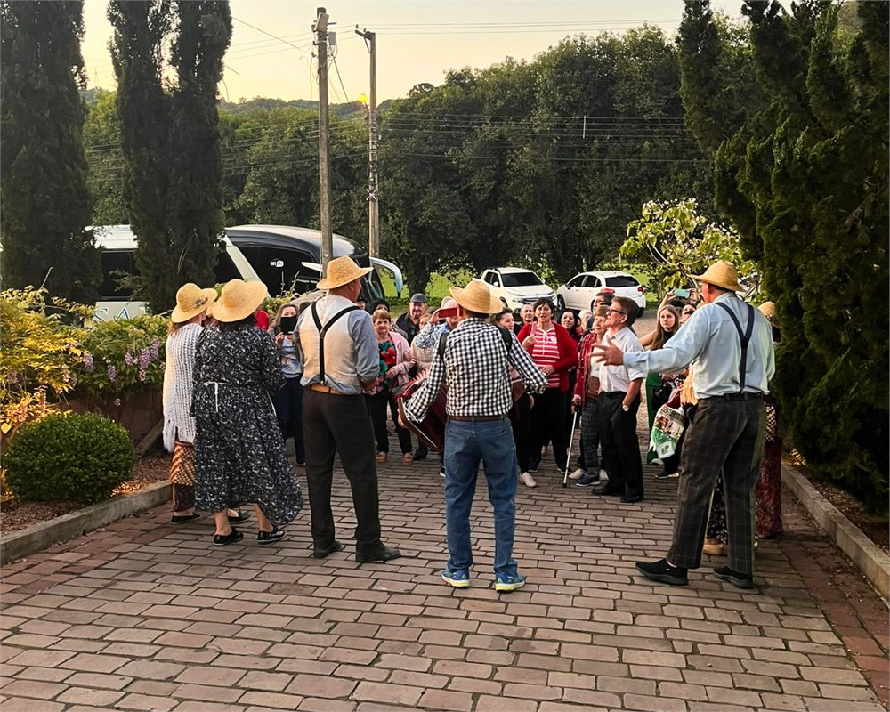 Encontro de filó italiano na Casa Fracalossi